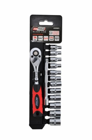 AWTOOLS Zestaw Klucz y 1/4" 14el