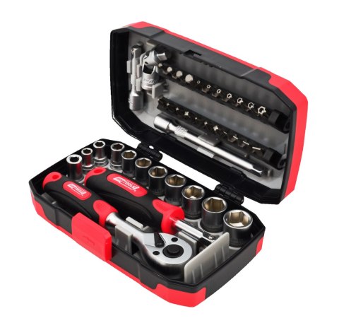 AWTOOLS Zestaw Klucz y 38el. 1/4" BLACK LINE