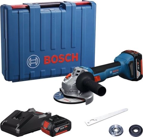 BOSCH Szlifierka kątora akumulatorowa GWS18V-8 2*4.0AH