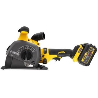 DEWALT akumulatorowaBruzdownica 54V XR FLEXVOLT 125MM 2*6.0AH
