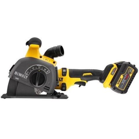 DEWALT akumulatorowaBruzdownica 54V XR FLEXVOLT 125MM 2*6.0AH