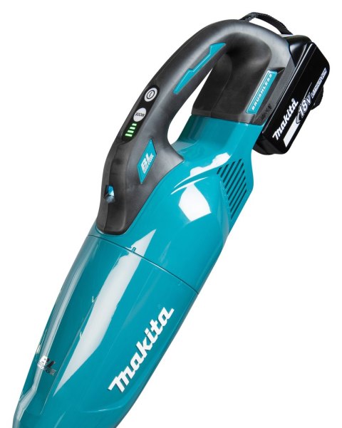 MAKITA Odkurzacz akumulatorowy PIONOWY BEZWORKOWY 18V LXT 1*3.0AH