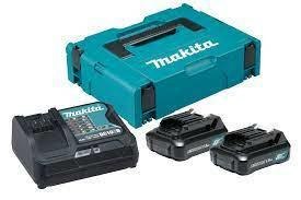 MAKITA Zestaw ZASILAJĄCY 12V 2x1,5Ah (BL1016x2+DC10SB) MAKPAC