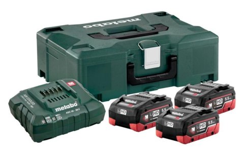 METABO Akumulator 18V 5,5Ah LIHD x3+ŁAD. ASC 30-36 V +METALOC