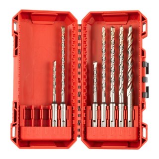 MILWAUKEE Wiertło SDS PLUS M2 KPL. 7szt /5-6-8x110mm - 6-8-10-12x160mm/