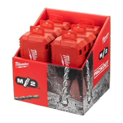 MILWAUKEE Wiertło SDS PLUS M2 KPL. 7szt /5-6-8x110mm - 6-8-10-12x160mm/
