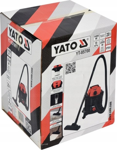 YATO Odkurzacz warsztatowy 1400W / 20L