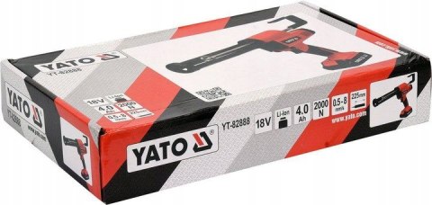 YATO Pistolet do SILIKONU I KLEJU 18V + akumulatorowa